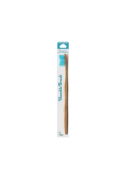 The Humble Co. Brush Yetişkin Bambu Medium Orta Diş Fırçası 1 Paket