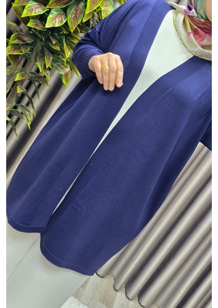 Kadın Giyim Büyük Beden Düz Renk Standart Beden Hırka fırsatları