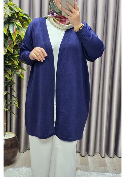 Kadın Giyim Büyük Beden Düz Renk Standart Beden Hırka indirimleri