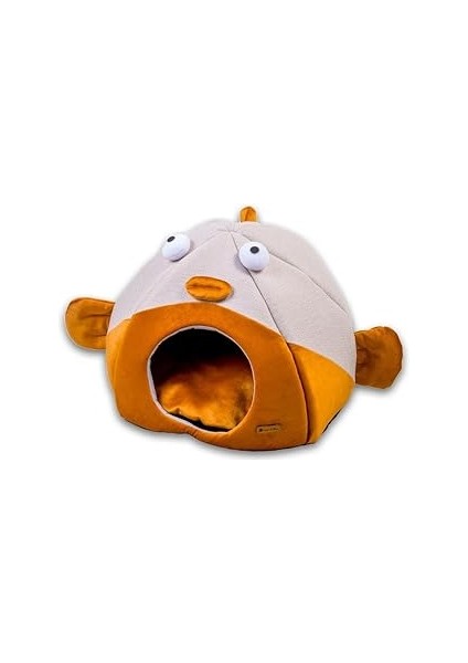 Tigres Puffy Serisi Kedi Yatağı (Balon Balığı)