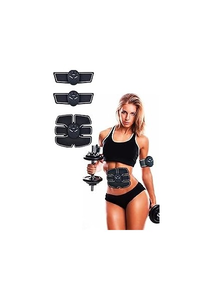 Mobee Sporcu Karın Kası Çalıştırıcı Masaj Aleti 6'lı Set