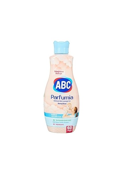 Abc Deterjan Parfumia Sensitive Bebeklere Özel 60 Yıkama Çamaşır Yumuşatıcısı (1 x 1440 Ml)