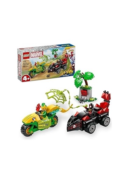 | Spidey ve Inanılmaz Arkadaşları Spin ve Electro Dinozor Aracı Takibi 11198-4 Yaş ve Ü