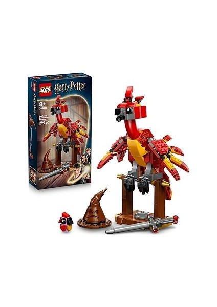 Harry Potter Fawkes: Dumbledore’un Anka Kuşu 76448-8 Yaş Üzeri Kız ve Erkek Çocuklar Için Kavr