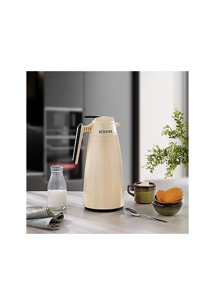 Schäfer Kitchenhouse Impact Termos 1,5 L-Krem