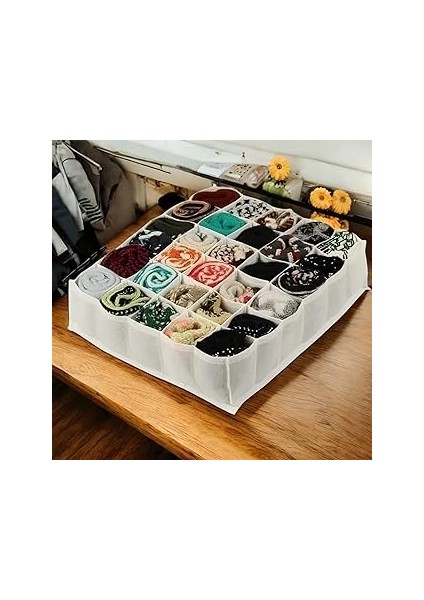 Aee® 30 Gözlü Petek Organizer Çekmece Içi Çorap Kemer Iç Çamaşırı Düzenleyici