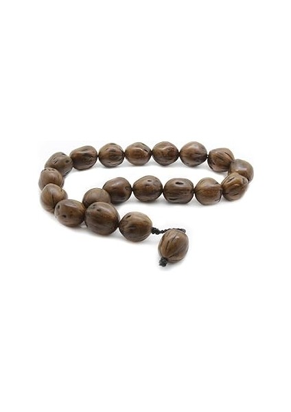 (Tesbihane) Sistemli Doğal Kesim Koyu Kahverengi Kokulu Osmanlı Usulu Andız Ağacı Efe Tesbih