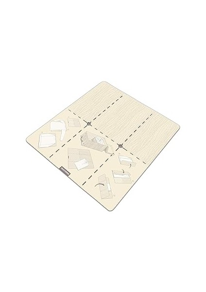 Tescoma Giysi Klasörü, Büyük, Krem, 64,5 x 68 cm