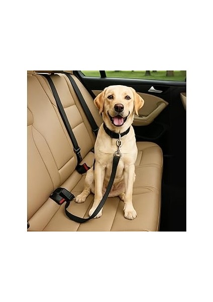 Fi̇gi̇za Ayarlanabilir Evcil Hayvan Araç Emniyet Kemeri – Kedi ve Köpekler Için Oto Emniyet Tasması,