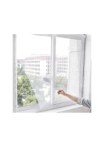 Pencere Sinekliği Beyaz Tül Sineklik, Sivrisinek Ağı, Sinek Böcek Tutucu, Aparatlı Cam Sinek Teli,