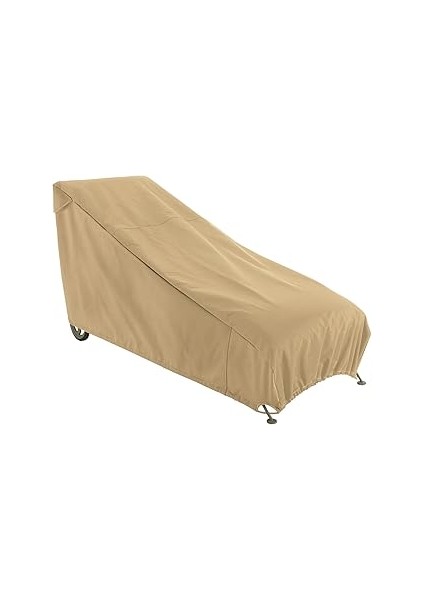 Accessories Terrazzo Suya Dayanıklı 66 Inç Veranda Şezlong Örtüsü, Veranda Mobilya Kılıflar