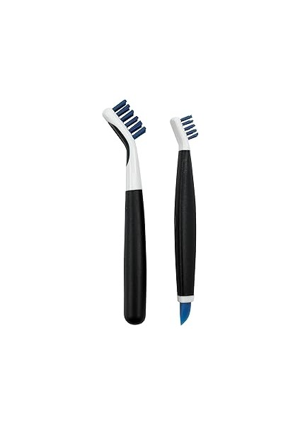 Oxo Good Grips Derin Temizleme Fırça Seti, Mavi, 18/8 Paslanmaz Çelik, 2,3