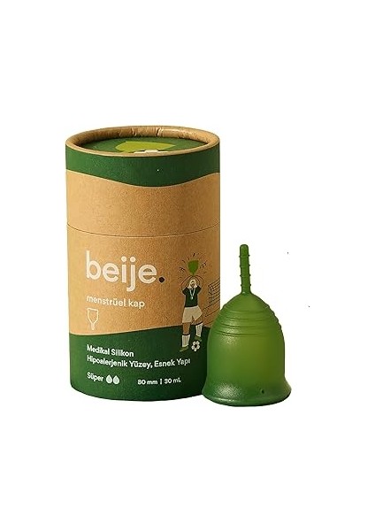 Beije Süper Menstrüel Kap