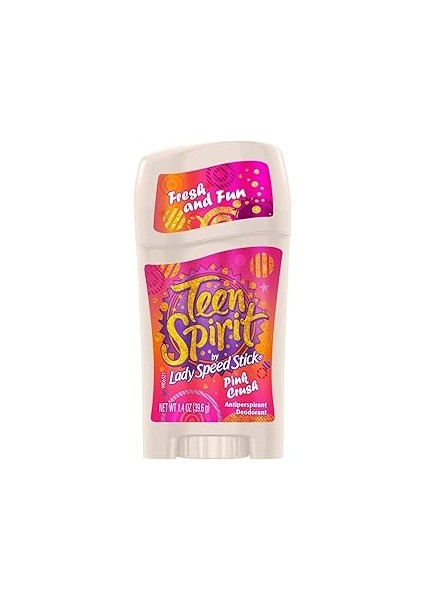Teen Spirit Pink Crush Anti Perspirant Deodorant, 40 ml - 12 Kılıf Başına.