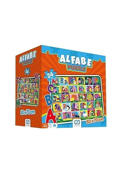 Ca Games Alfabe Eğitici Puzzle (CA.5027)
