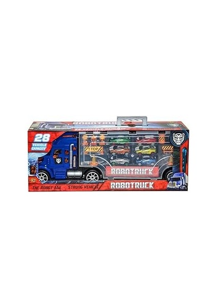 Toysan Oyuncak Toy-36 Tır Seti + 6 Araç