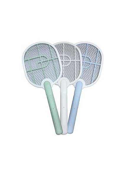 1 Adet Şarjlı Sinek Raketi, Sinek Sivrisinek Böcek Haşere Öldürücü Raket, Type-C Şarj Girişli