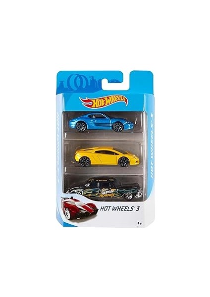 Hot Wheels Üçlü Araba Seti, 3 Yaş ve Üzeri, K5904