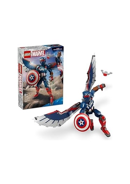 | Yeni Kaptan Amerika Yapım Figürü 76296 8 Yaş ve Üzeri Süper Kahraman Seven Çocuklar I