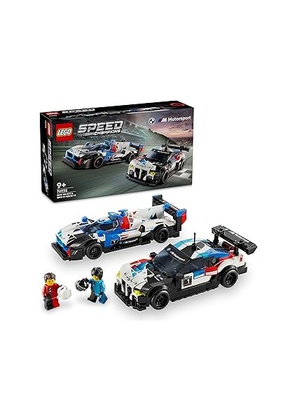 Speed Champions Bmw M4 Gt3 ve Bmw M Hybrid V8 Yarış Arabaları 76922-9 Yaş ve Üzeri Çocuklar Iç
