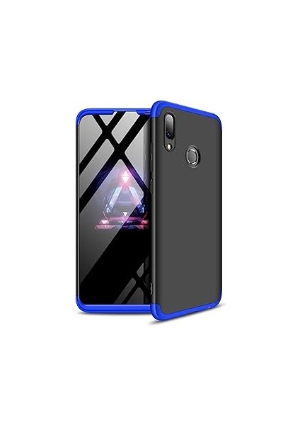 Microsonic Y7 2019 Için Kılıf Double Dip 360 Protective Siyah [y7 2019 ile