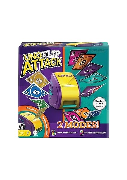 Games Uno Flip Attack Kart Oyunu - Çocuklar, Yetişkinler ve Aileler Için Uno Flip ve Saldırı