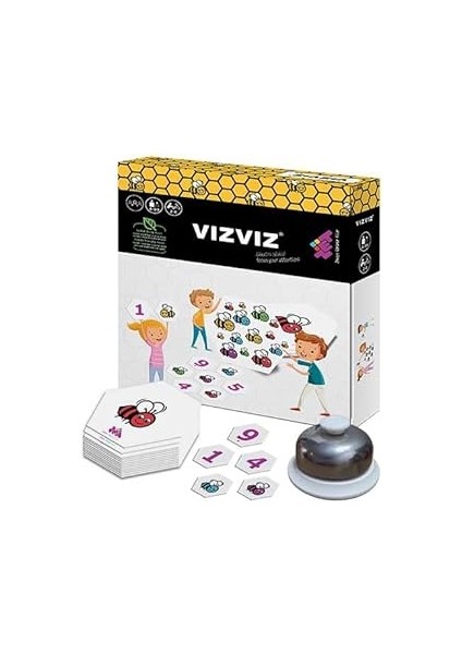 Viz Viz Dikkat ve Zeka Oyunu 4+ Yaş 8