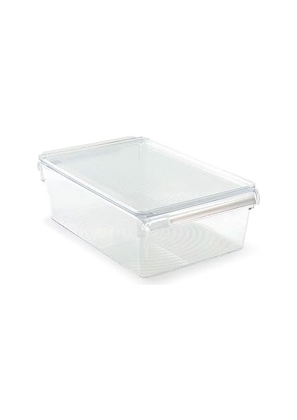 Primanova Kapaklı Banyo Mutfak Düzenleyici Raf 325 * 205 * 100 mm Beyaz M-E27-40-01K