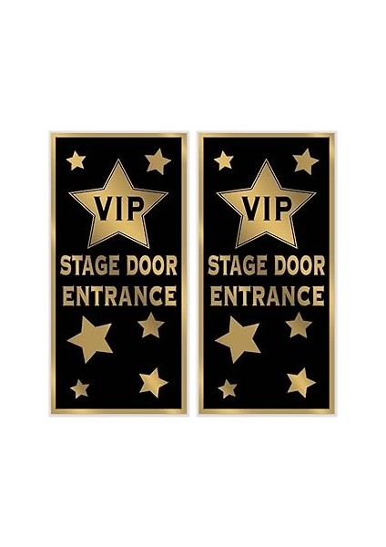 Beistle 2 Parça Plastik Iç Mekan Dış Mekan Vip Sahne Giriş Kapı Kapakları, Film Teması Ödülleri Gec