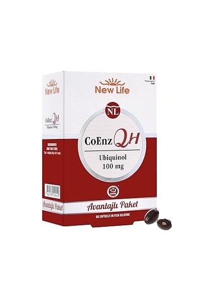 New Life Coenz Qh Ubikinol 60 Kapsül