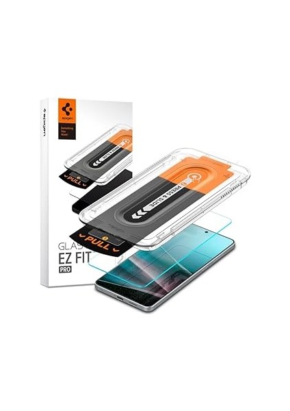 Spigen S25 Edge ile Uyumlu Cam Ekran Koruyucu Kolay Kurulum Glas.tr Ez Hd - AGL09411