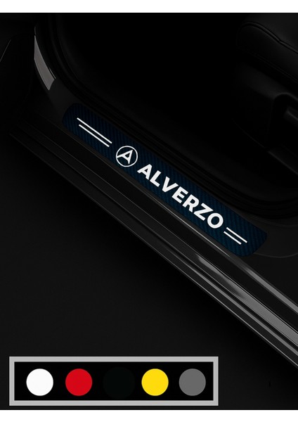 Toyota Verso Için Alverzo Yeni Uyumlu Aksesuar Oto Bagaj ve Kapı Eşiği Alverzo Yeni Sticker Seti Karbon fiyatları