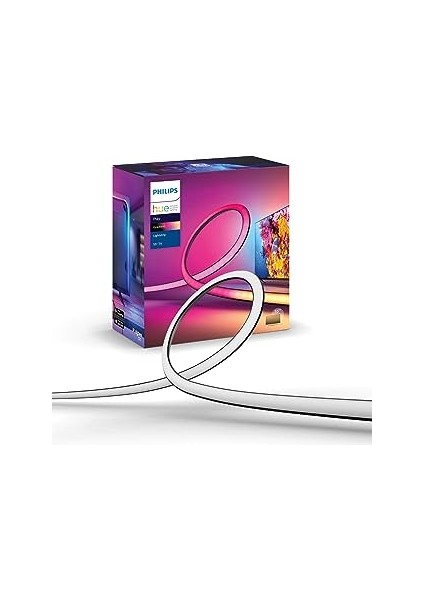 Hue 55 Inç Tv'ler Için Gradient Lightstrip, Medya ve Oyun ile Senkronize Etme, Sesle Kontro