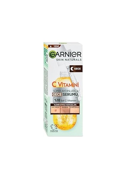 C Vitamini Süper Aydınlatıcı Gece Serumu
