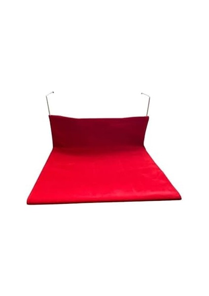 Herniks Peluş Kedi Kalorifer Yatağı - Kırmızı