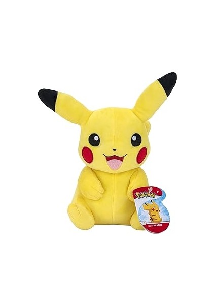 Pokémon Resmi ve Kalite 20,8 cm Pikachu - Sevimli, Yumuşak, Peluş Oyuncak, Oynamak ve