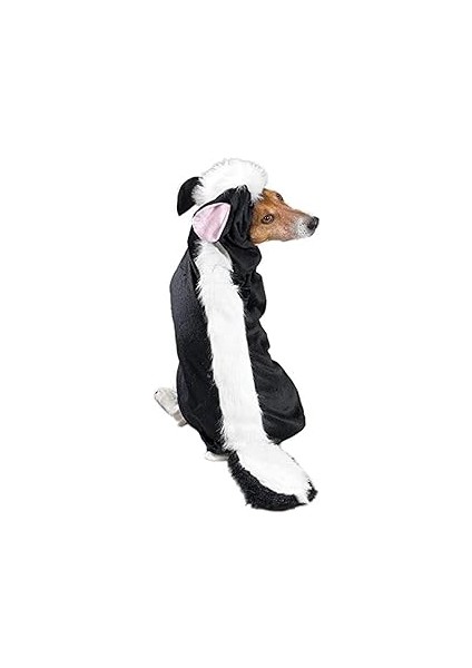 Canine Lil' Kokarca Köpek Kostümü, M Beden, 40,6 Cm'ye Kadar Uzunluk Için, Siyah/beyaz
