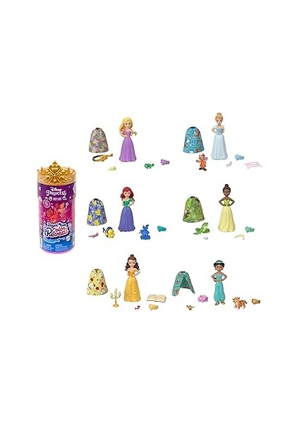 Princess Color Reveal Renk Değiştiren Ana Karakter Bebekler HMB69