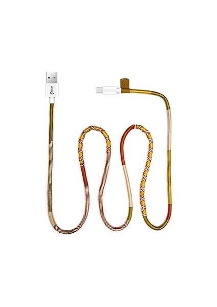 Vorson Handmade Breeze Android Şarj ve Data Kablosu, 100 cm