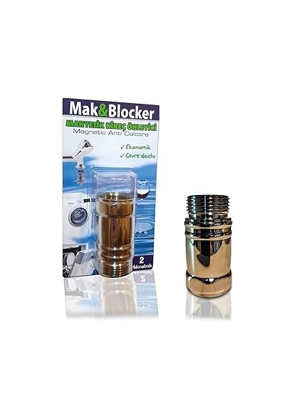 Mac&blocker Çift Mıknatıslı Manyetik Kireç Kırıcı