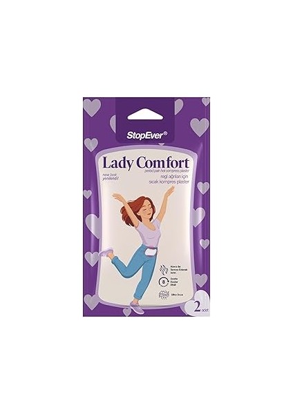 Stopever Lady Adet Ağrıları Için 2li Isı Pedi
