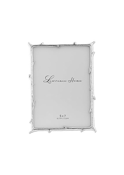 Lawrence Frames 712657 Resim Çerçevesi, 12,7 x 17,8 Cm, Gümüş Renkli Metal
