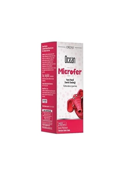 Orzax Ocean Microfer Şurup 250 ml