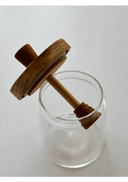 Akasya Kapaklı Cam Bal Kavanozu modelleri