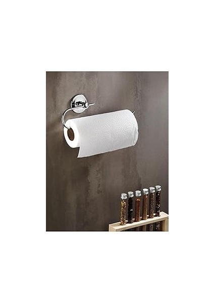 Sas Haus Yapışkanlı Solo Havlu Kağıdı Asacağı Solo Havluluk Krom S-110