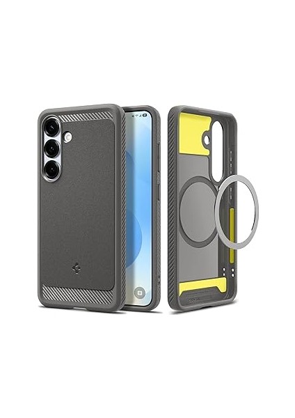 Spigen S25 ile Uyumlu Ekstra Dayanıklı Kılıf Rugged Armor Hava Kanalı Teknolojisi Askeri Sın