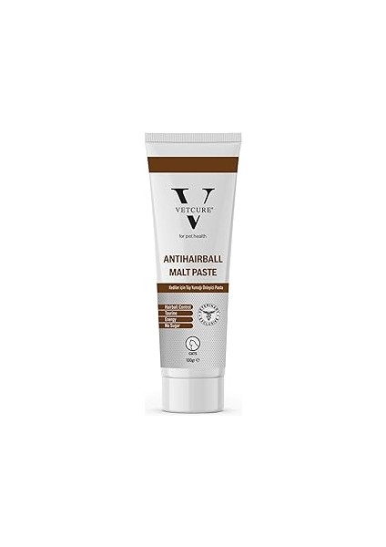 Vetcure Anti-Hairball Kedi Tüy Yumağı Önleyici Malt Paste 100 gr