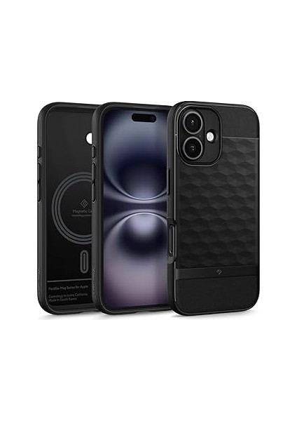 Spigen Caseology 16 ile Uyumlu Ince Kılıf Capella Mag Sararma Karşıtı Hava Kana