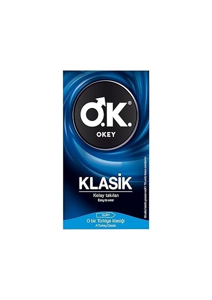 Okey Klasik Prezervatif 10 Adet
