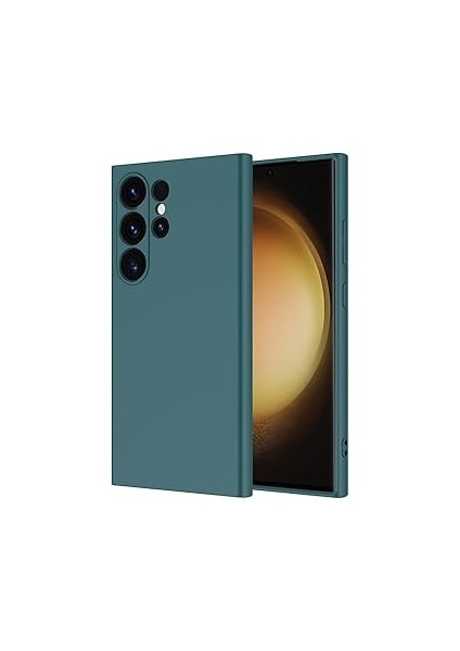 Ggm Aksesuar S25 ile Uyumlu Içi Kadife Kamera Korumalı Lansman Silikon Kılıf I